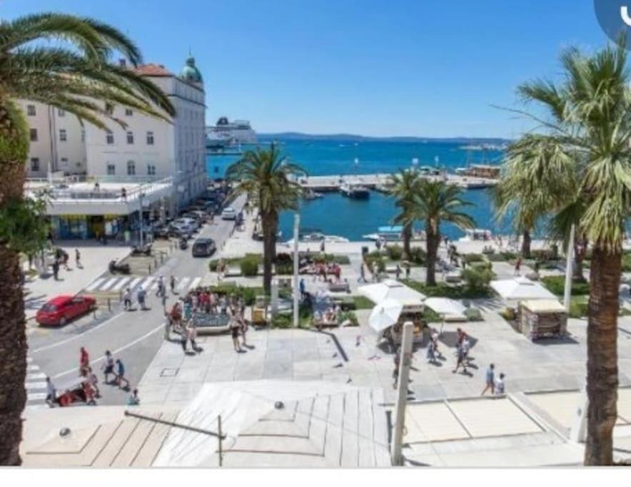 Bright And Colourful Apartment Luce -Sandy Beach Spalato Esterno foto