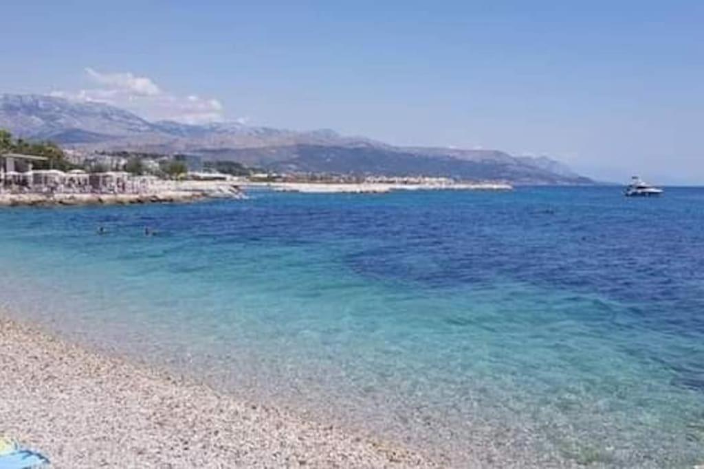 Bright And Colourful Apartment Luce -Sandy Beach Spalato Esterno foto